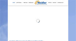 Desktop Screenshot of holzbau-heidler.de